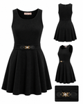 Sleeveless Fit & Flare Dress