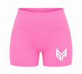 Pink and White Activewear Shorts