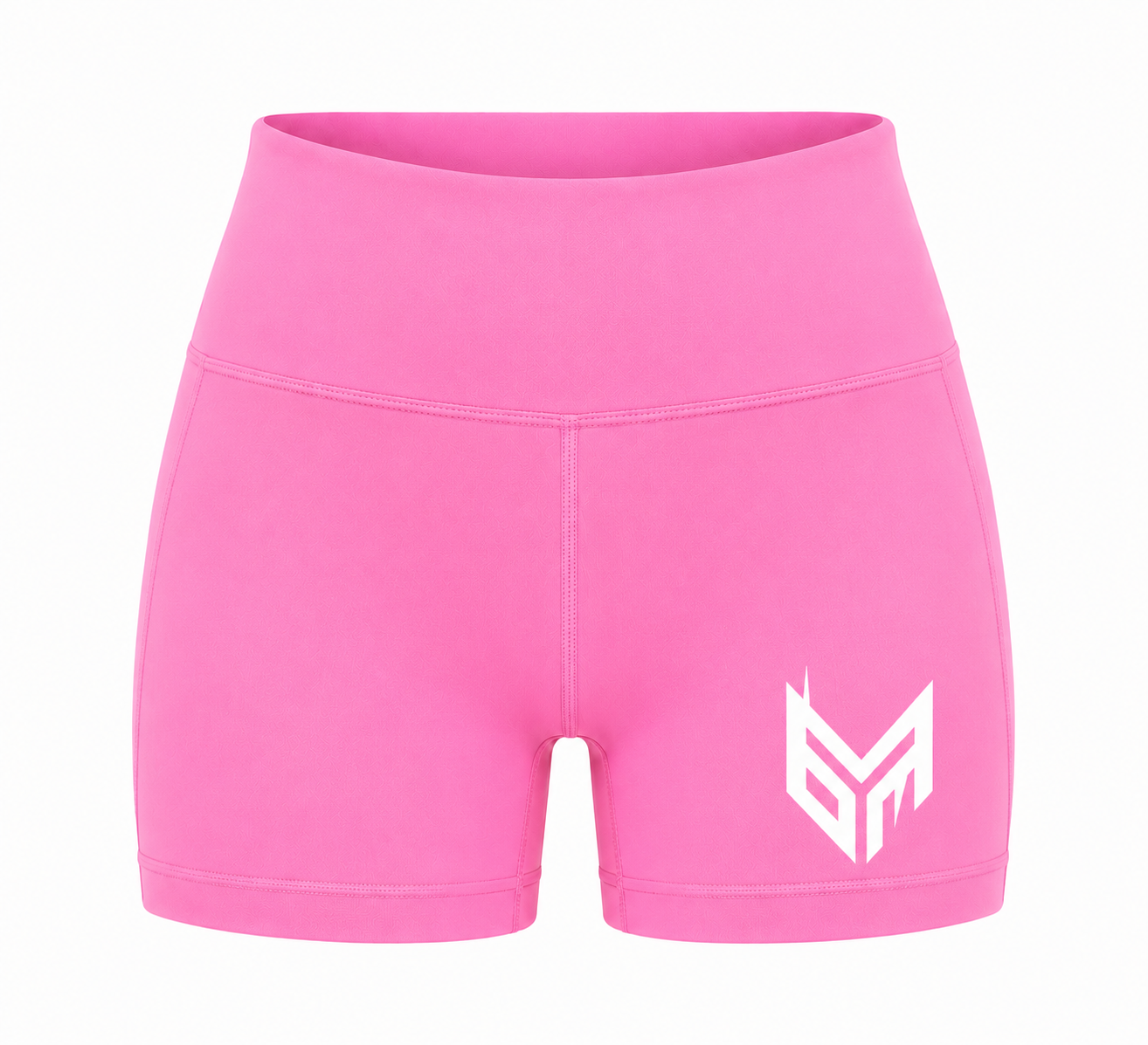 Pink and White Activewear Shorts