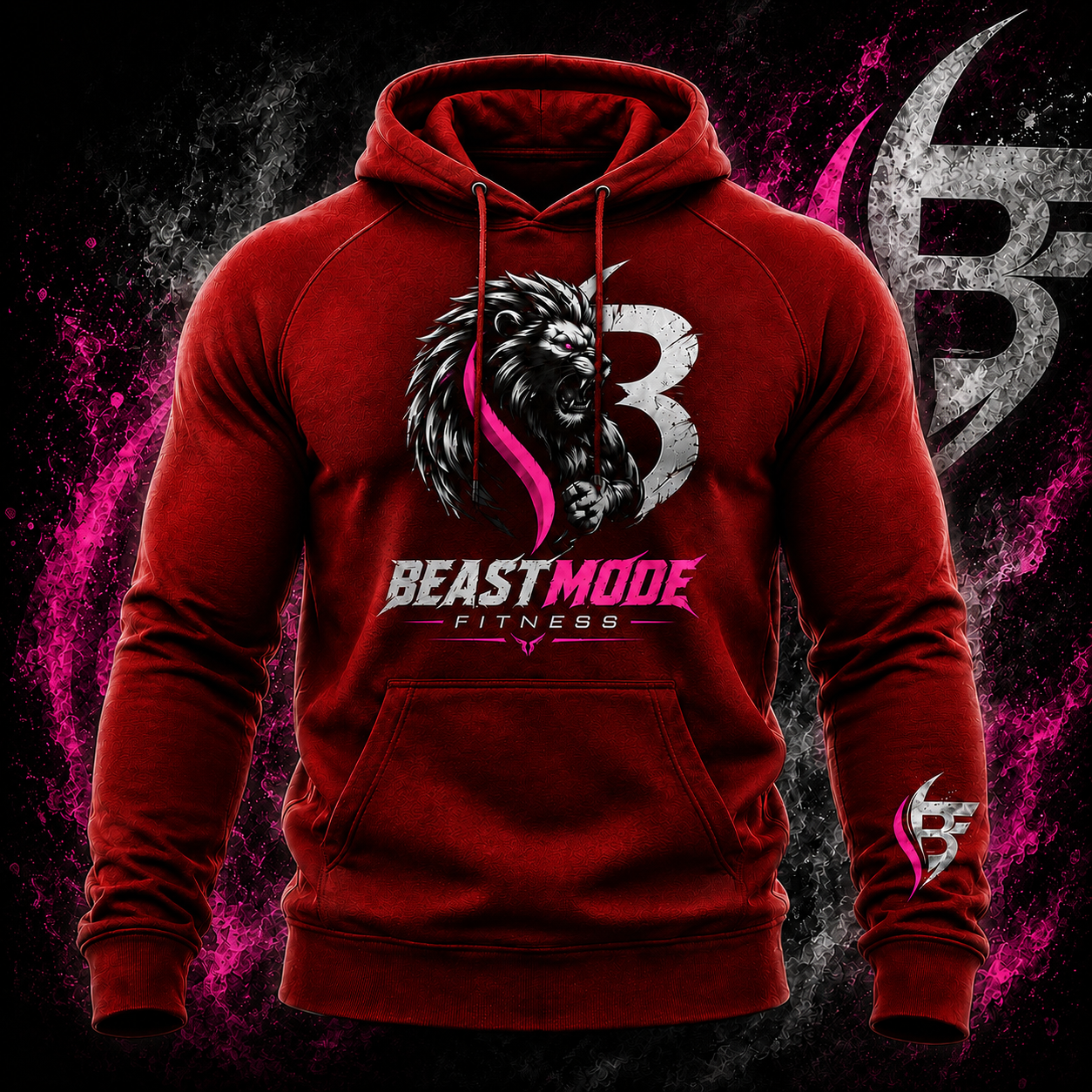Red Fitness Pullover