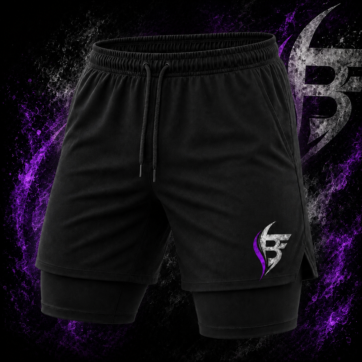 Black Fitness Shorts