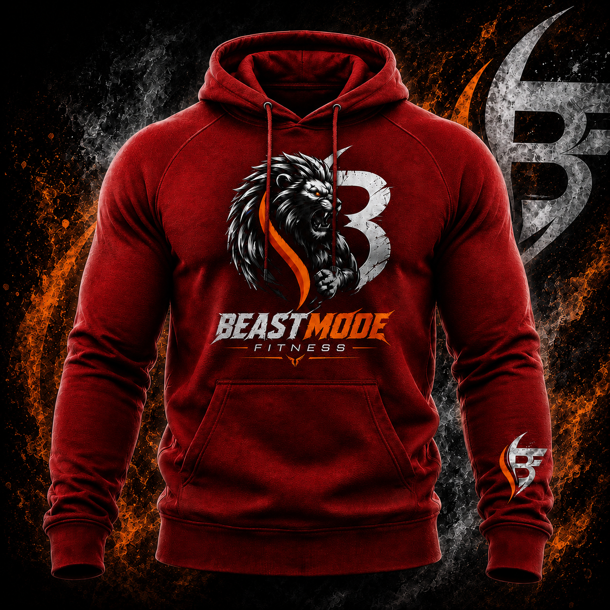 Red Fitness Pullover