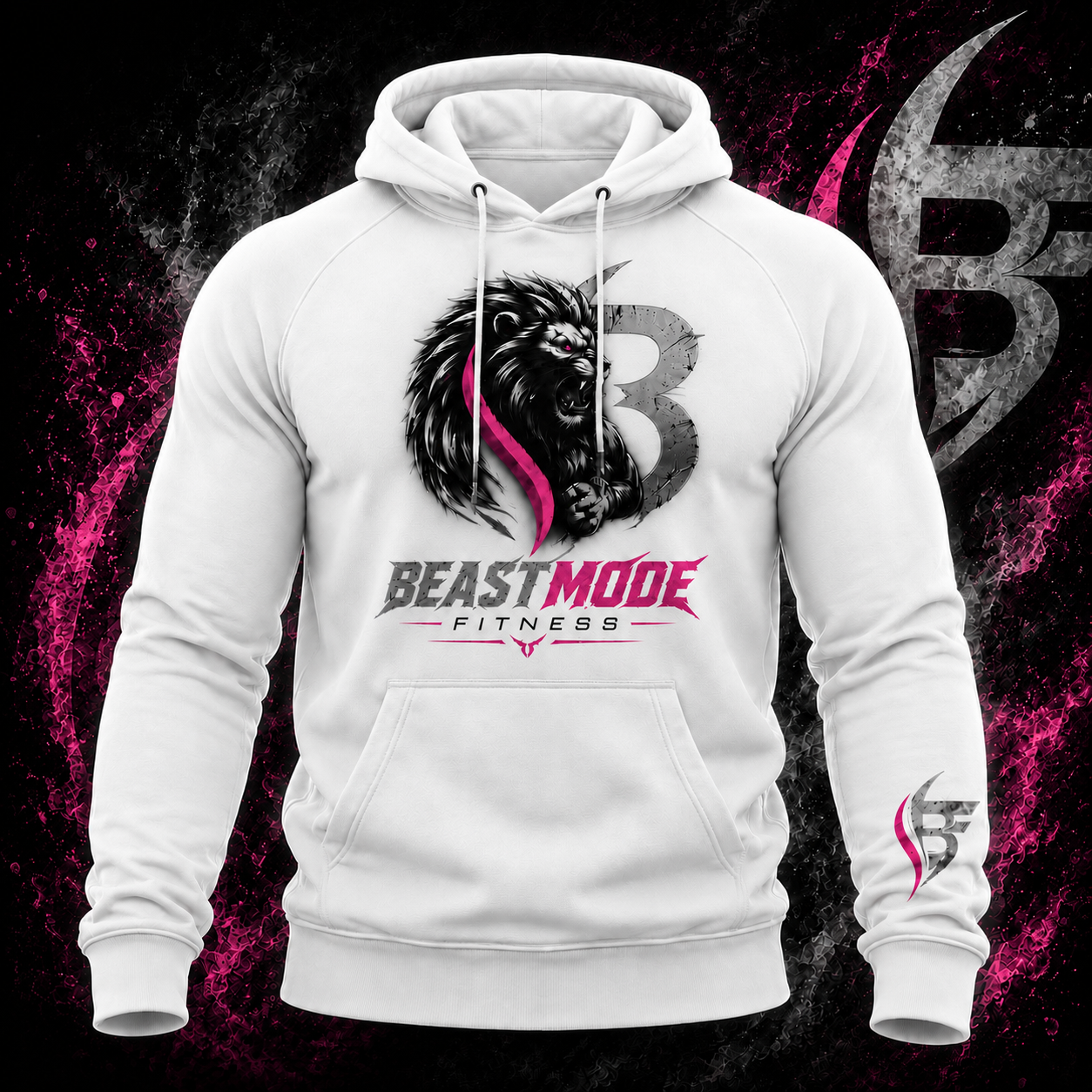 White Fitness Pullover