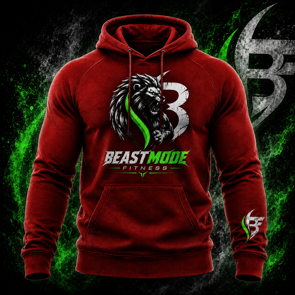 Red Fitness Pullover