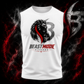White Sleeveless Fitness Shirt