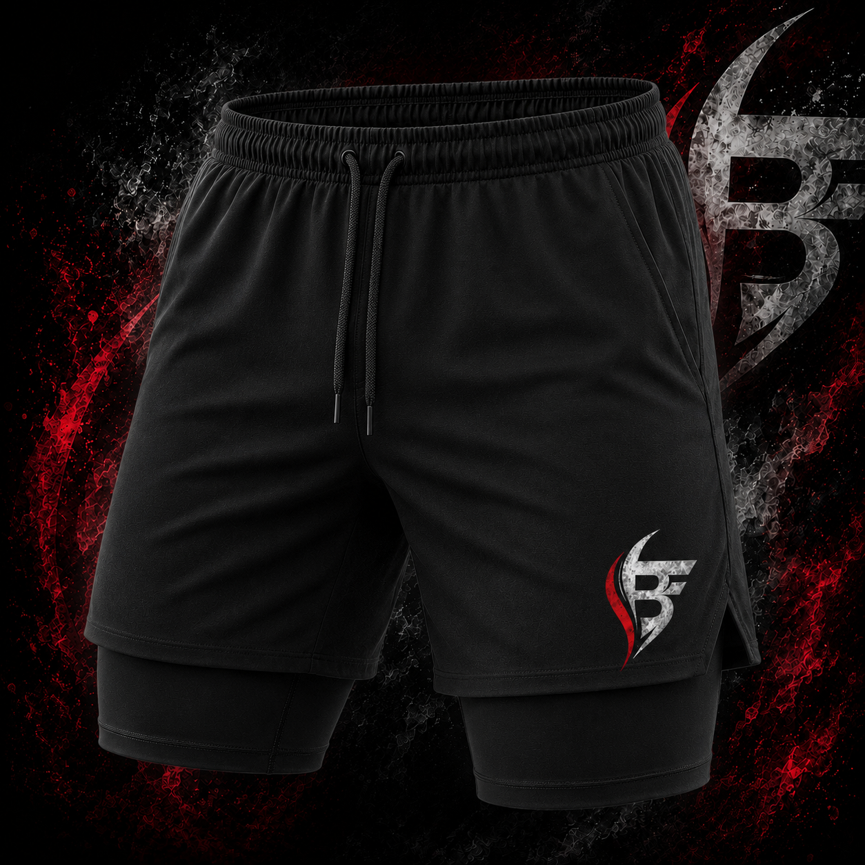 Black Fitness Shorts