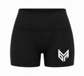 Black and White Activewear Shorts