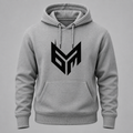 Grey and Black Logo Pullover