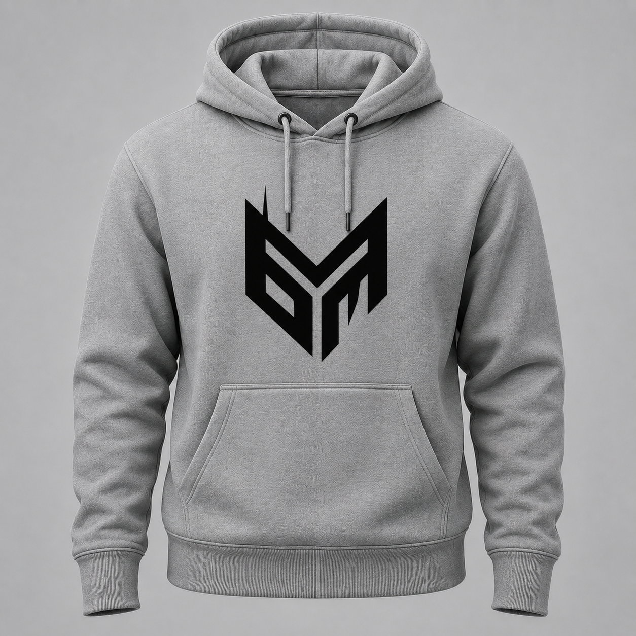 Grey and Black Logo Pullover