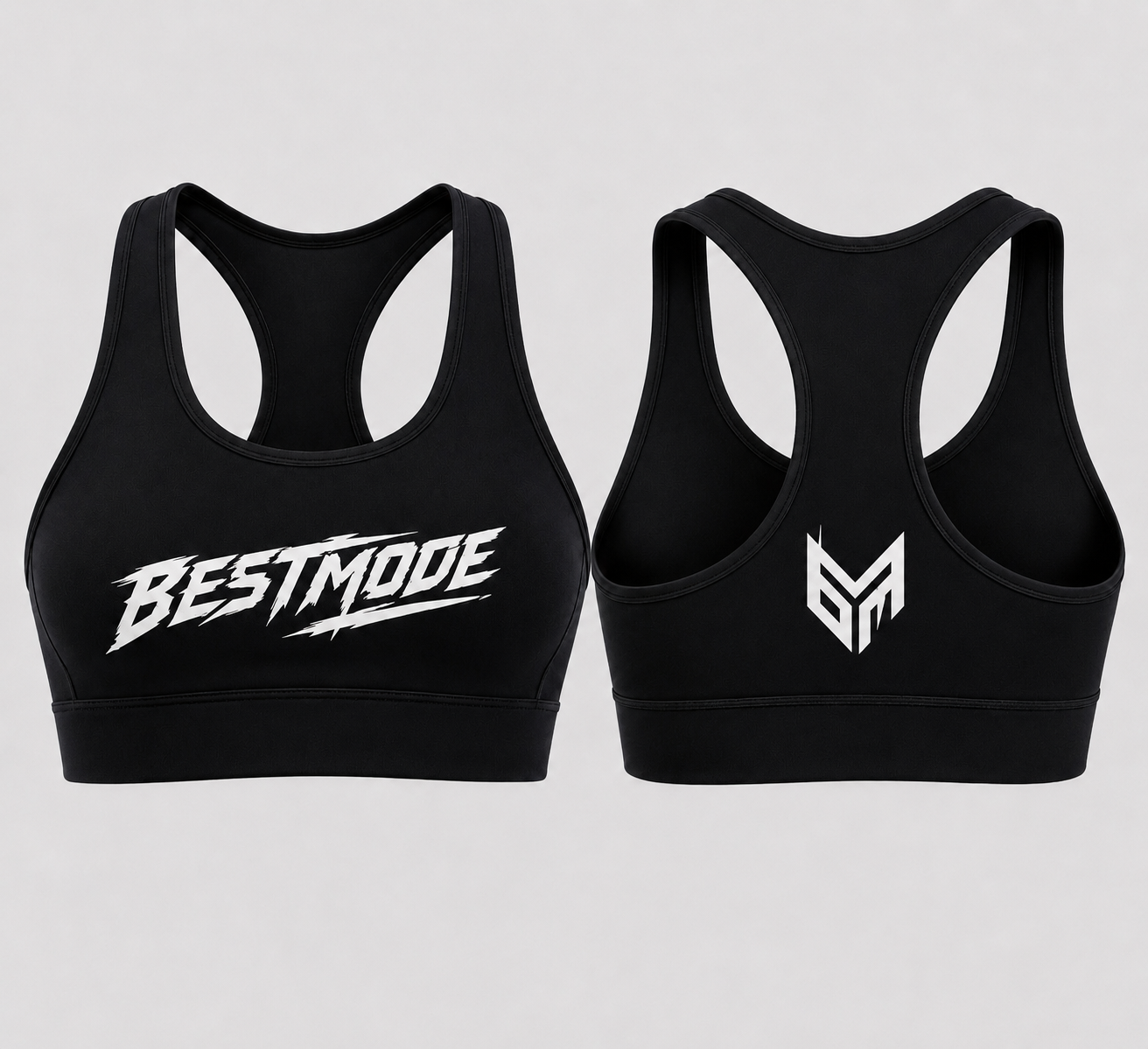 Black and White Activewear Tops