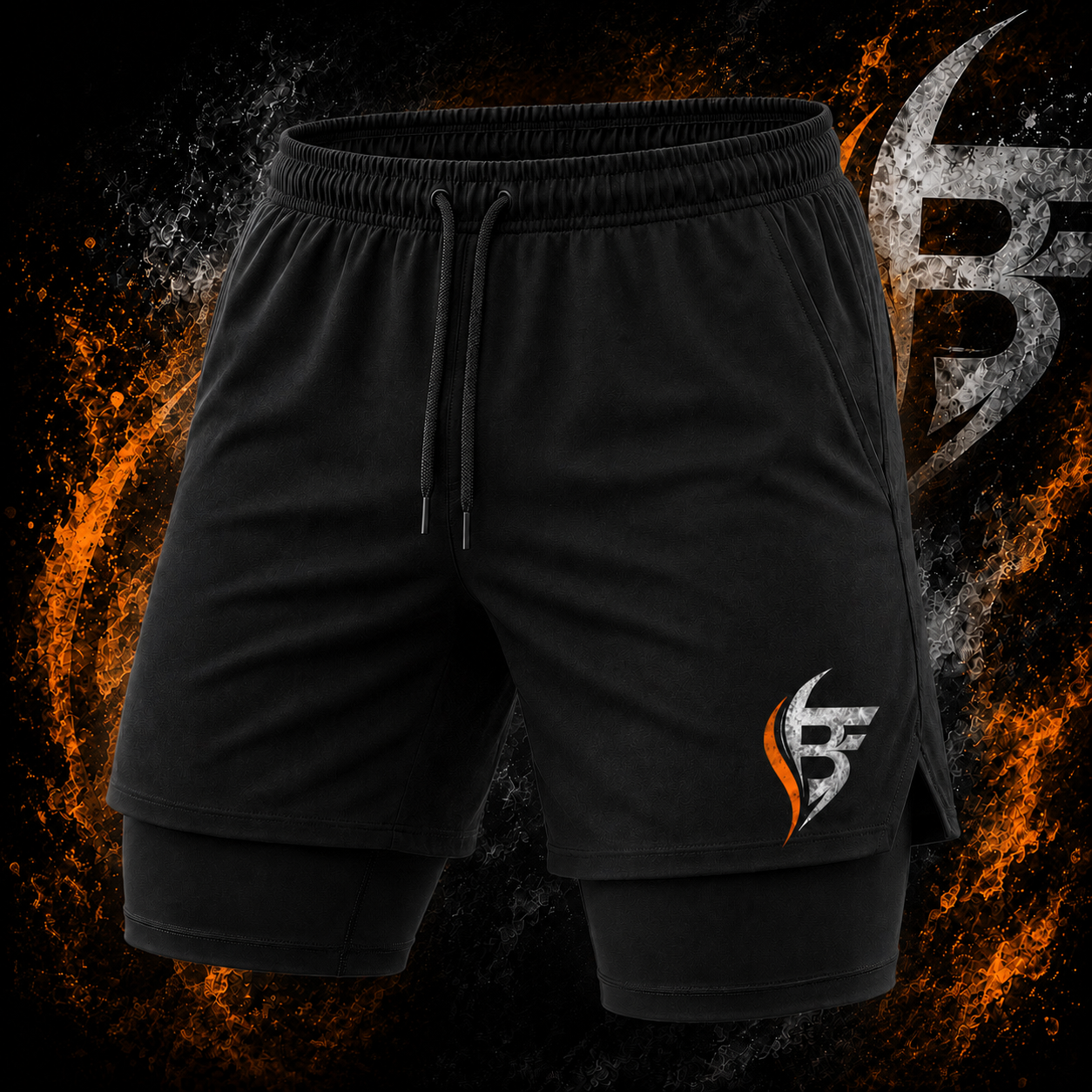 Black Fitness Shorts