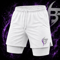 White Fitness Shorts