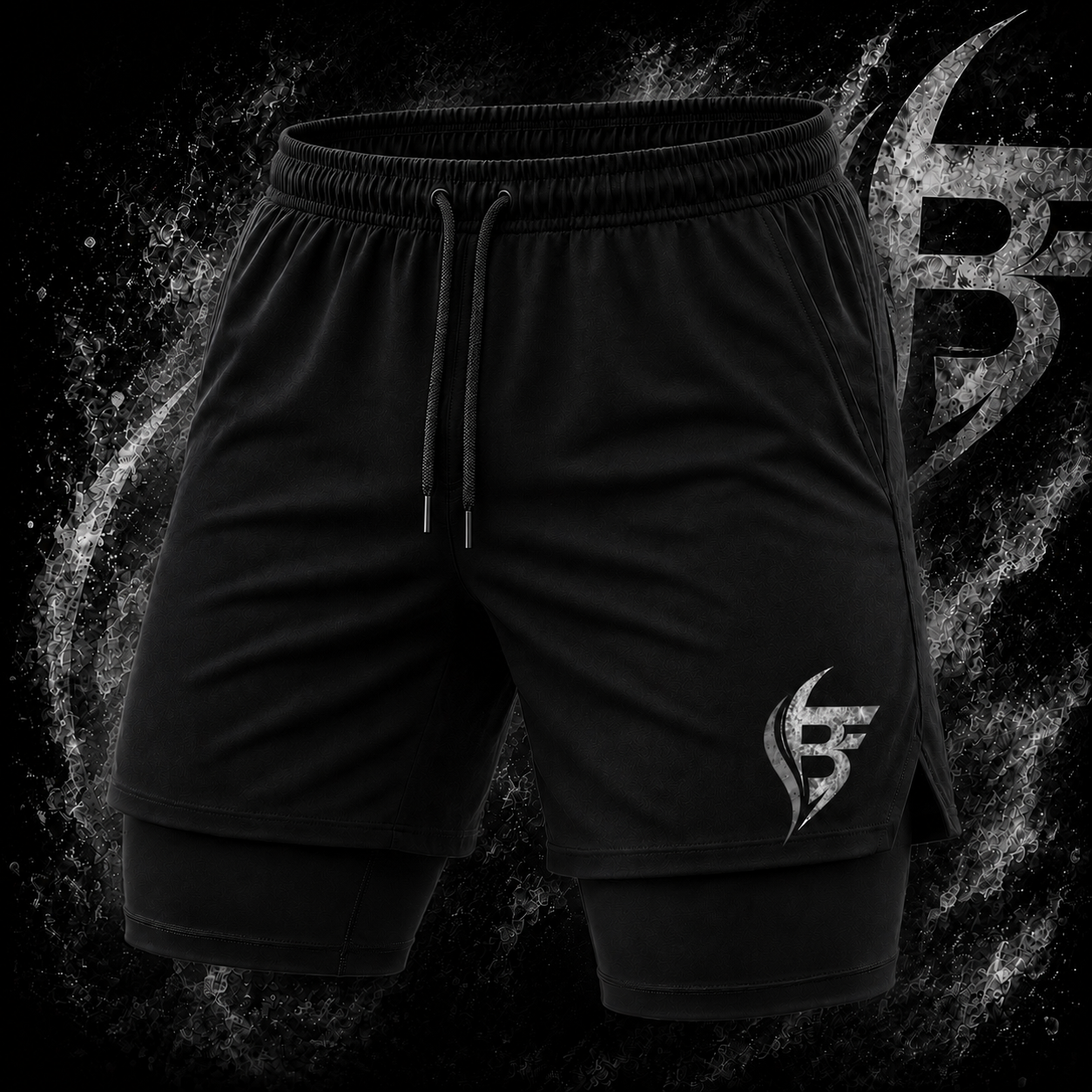 Black Fitness Shorts