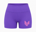Purple and Pink Activewear Shorts
