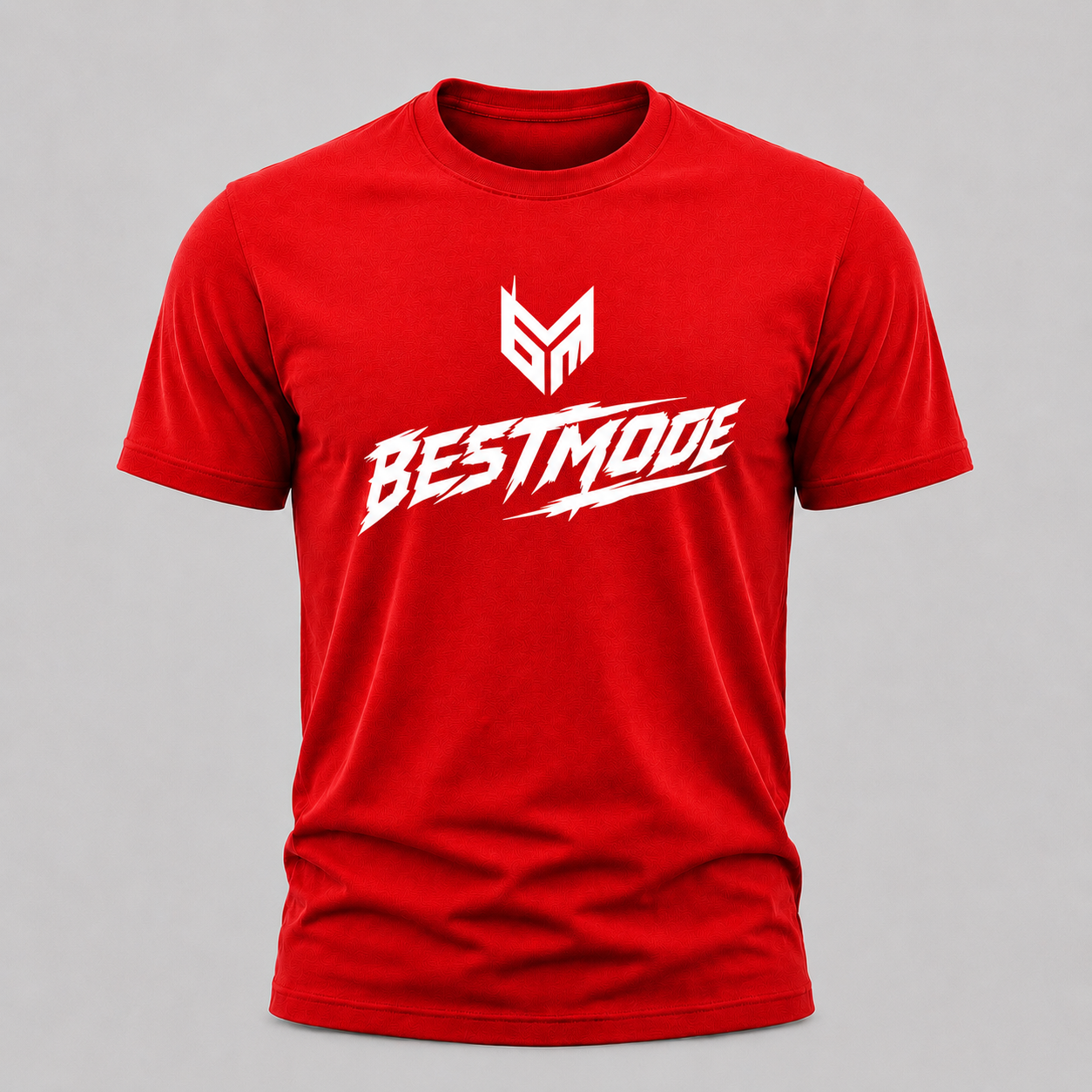Red and White Beastmode T Shirt