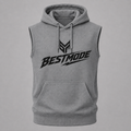 Grey and Black sleeveless pullover