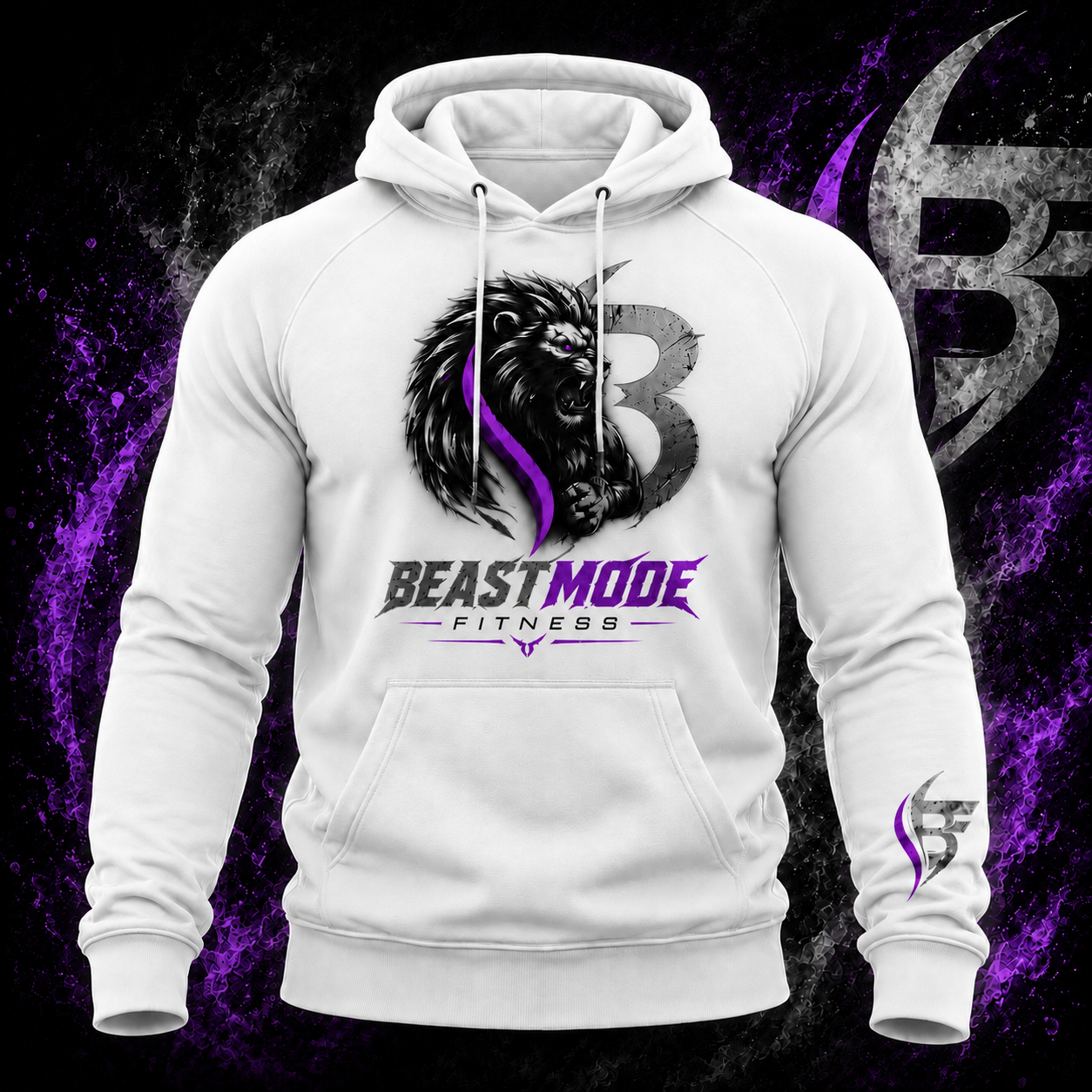 White Fitness Pullover