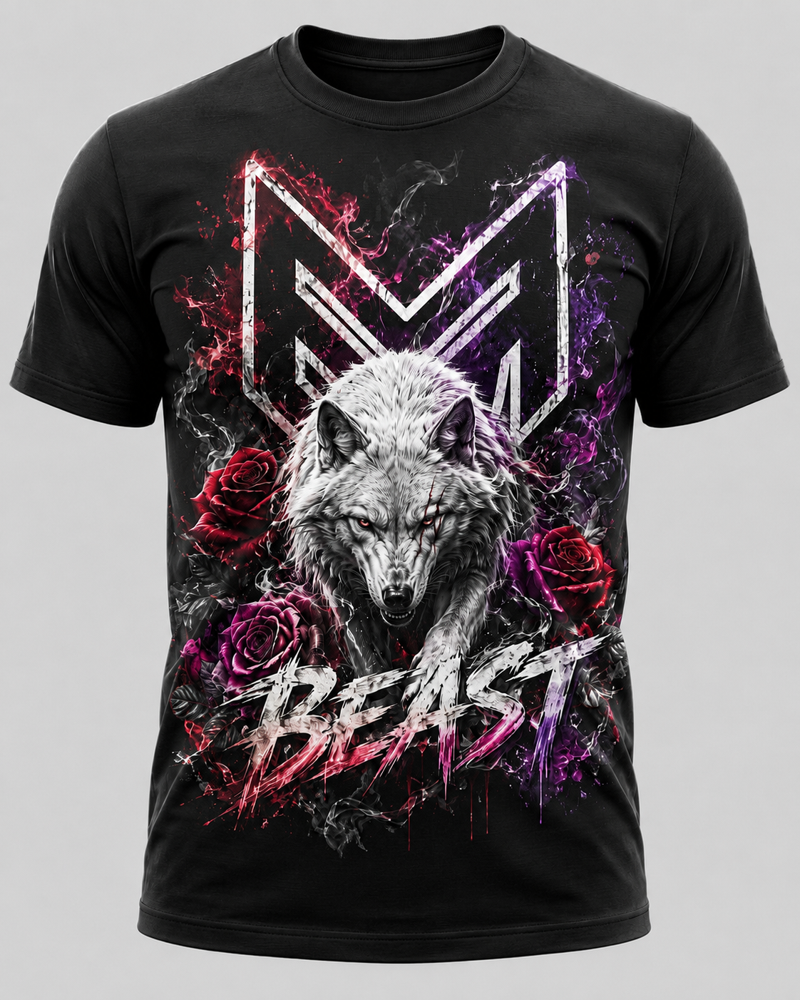 White Wolf T Shirt B