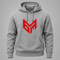 Grey and Red Logo Pullover